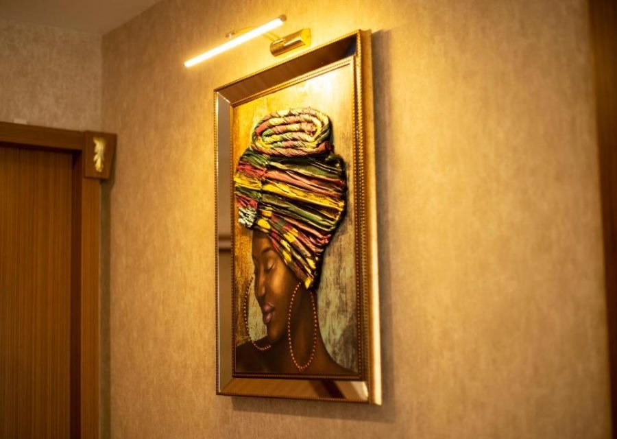 Œuvre d'art dans les couloirs
